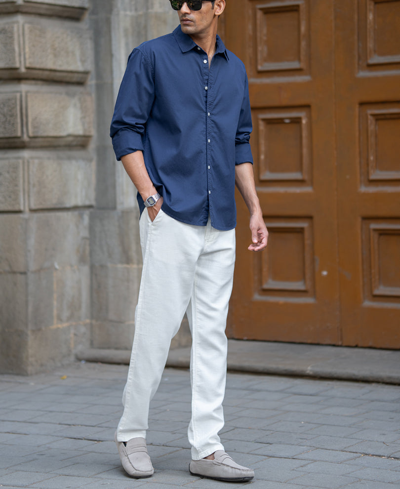 Blue Washed Shirt.