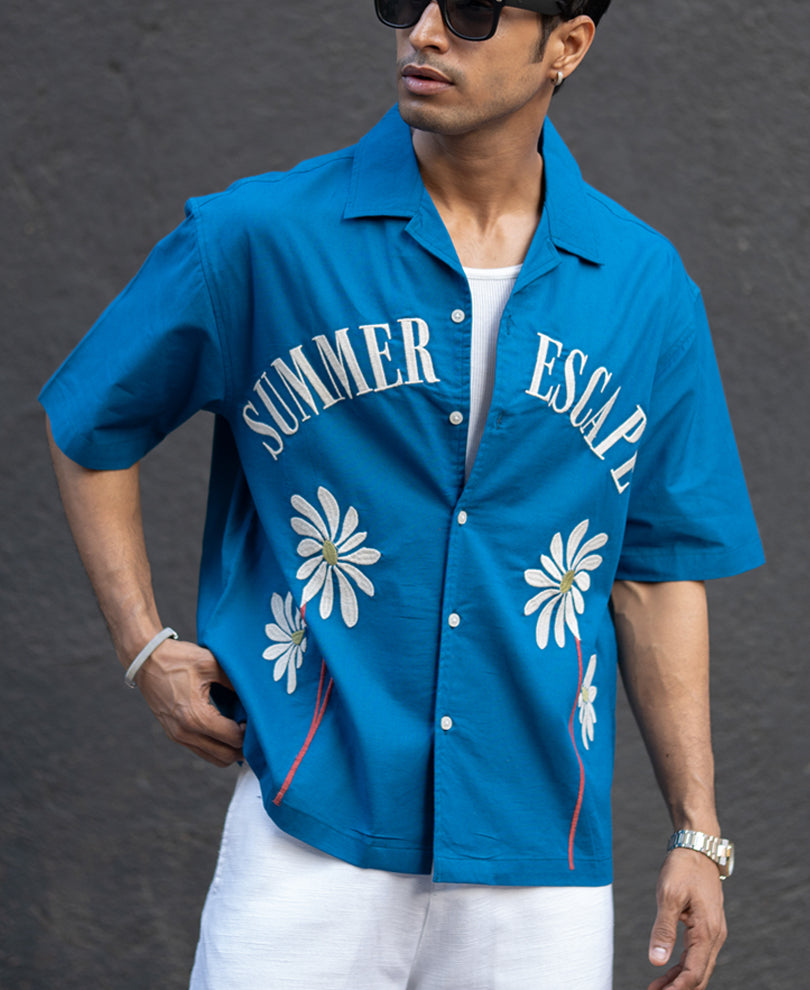 Royal Embroidered Summer Shirt.