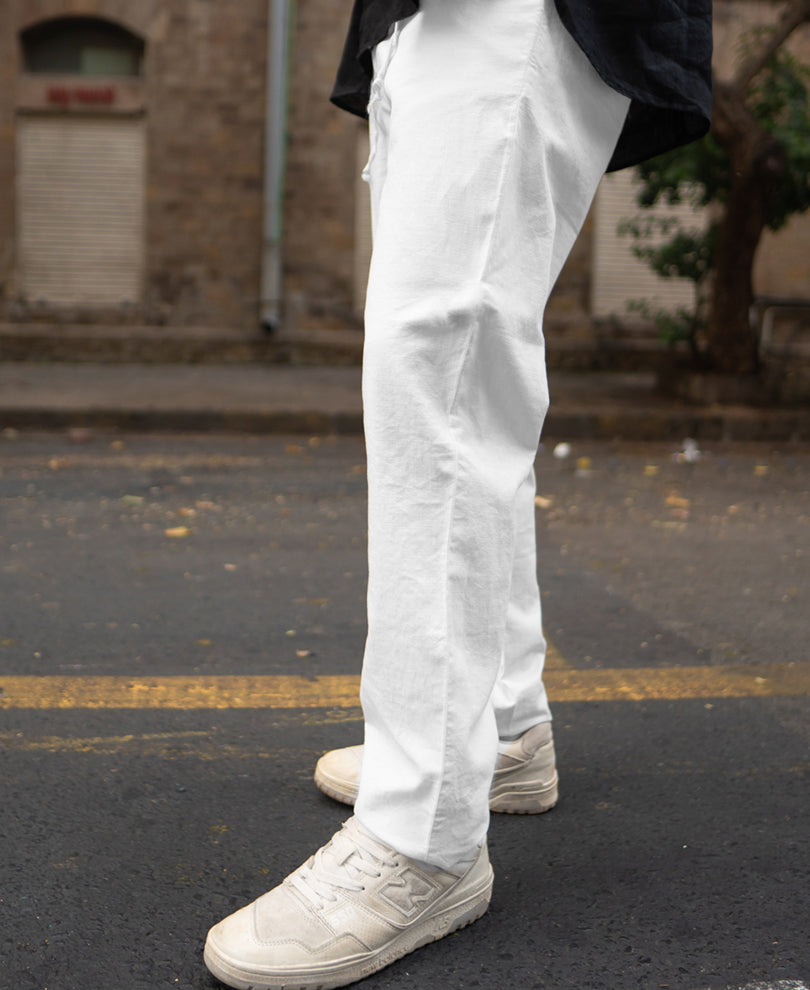 White Cotton Pant.
