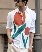 Tulip Print Lightweight Shirt.