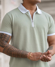 Pista Green Regular Fit Half Sleeves T-Shirt.