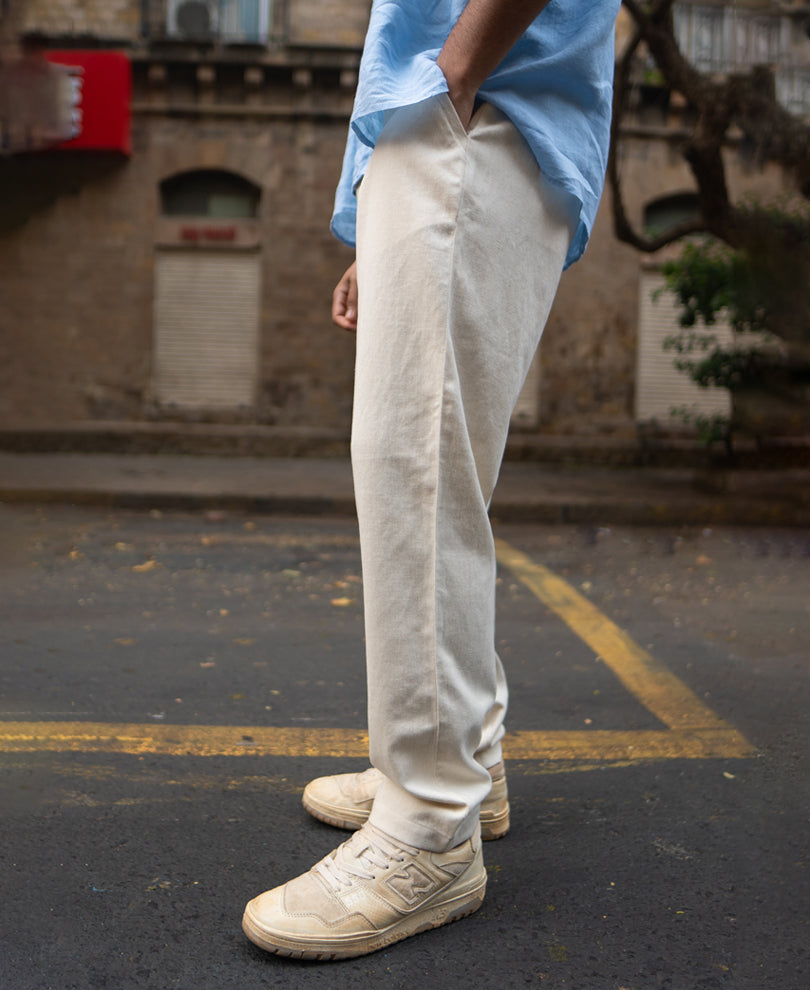Tofu Relaxed Fit Trousers.
