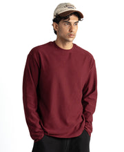 Wine Rib Knit T-Shirt