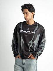 Black Racing Jersey T-Shirt