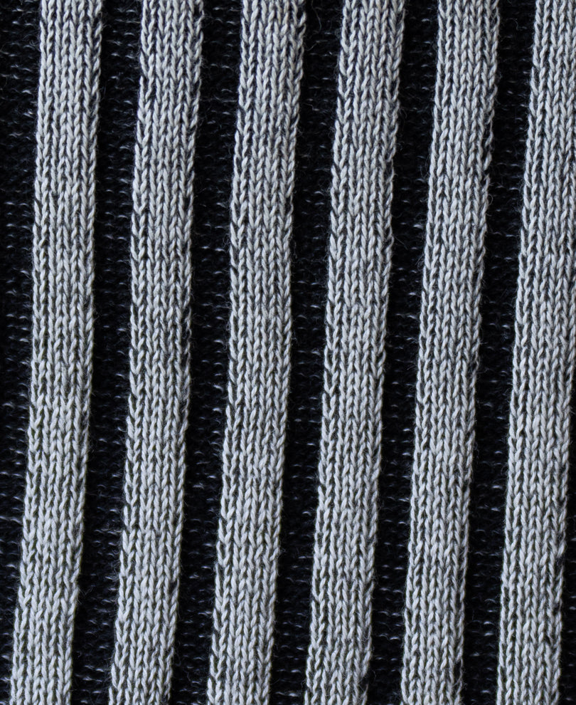 Grey Rib Knit Vest