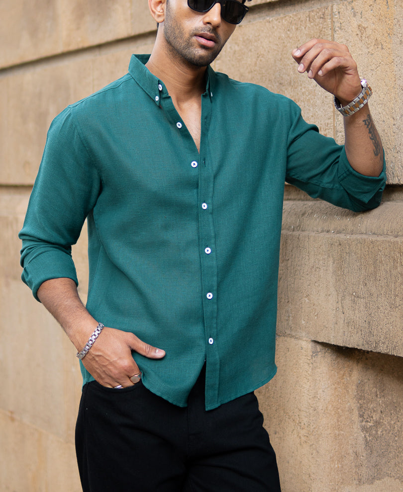 Teal Lightweight Shirt.