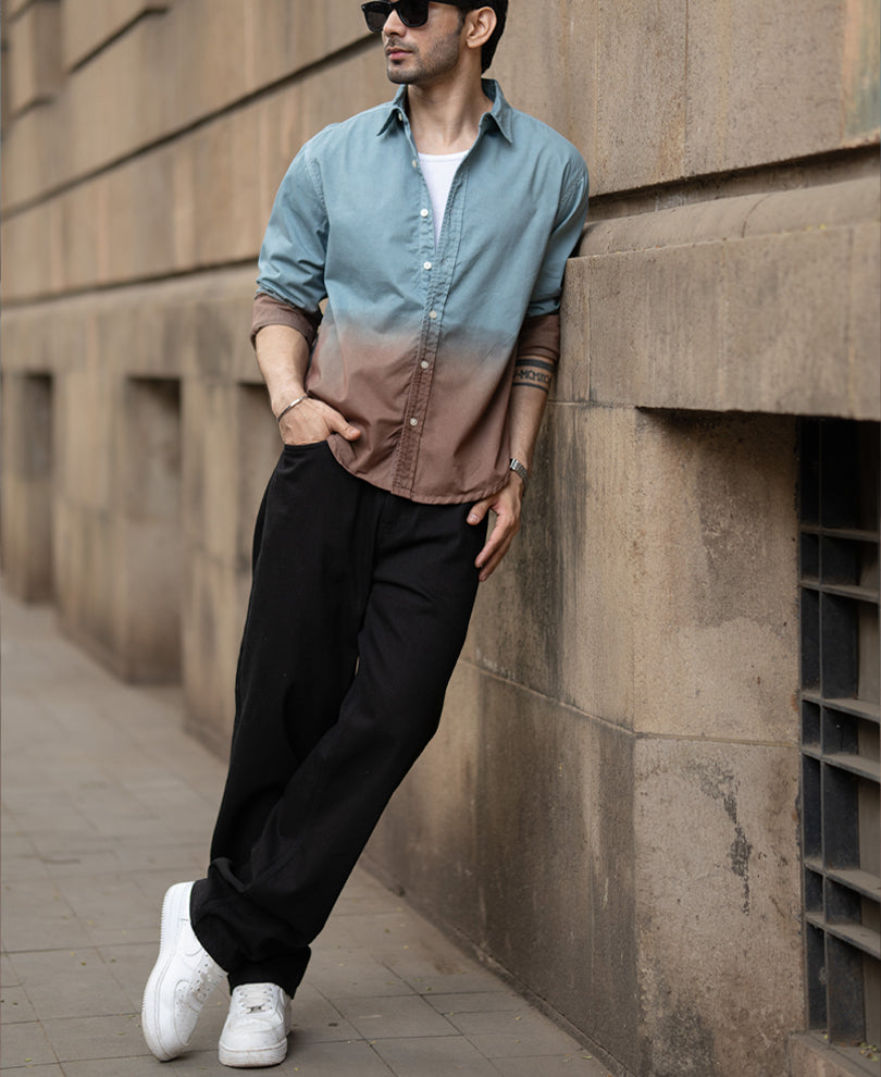 Grey Sky Ombre Shirt.