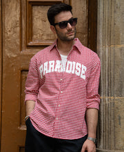 Printed Red Checks Shirt