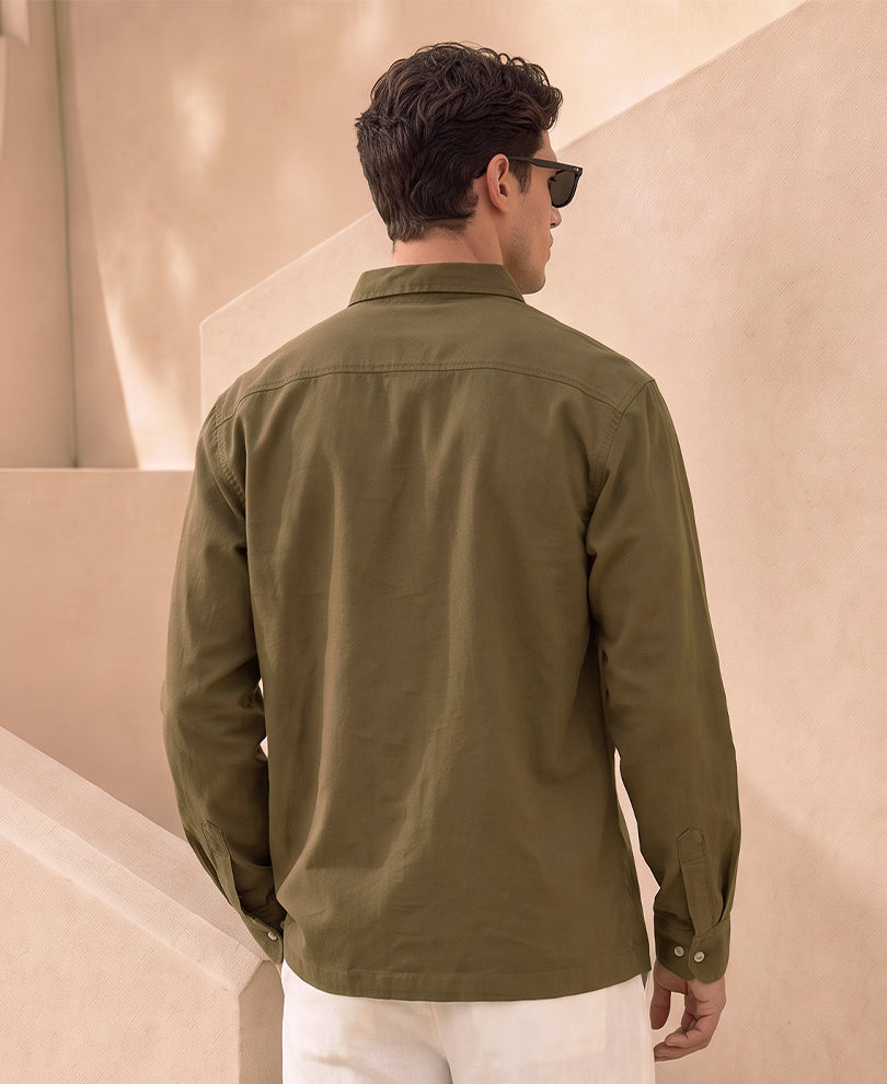 Brown Sunpatch Shirt 100% Cotton