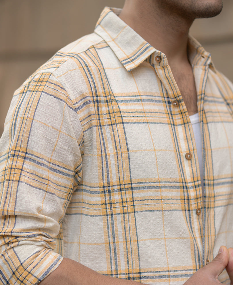 Off-White Lightweight Structure Checks Shirt.
