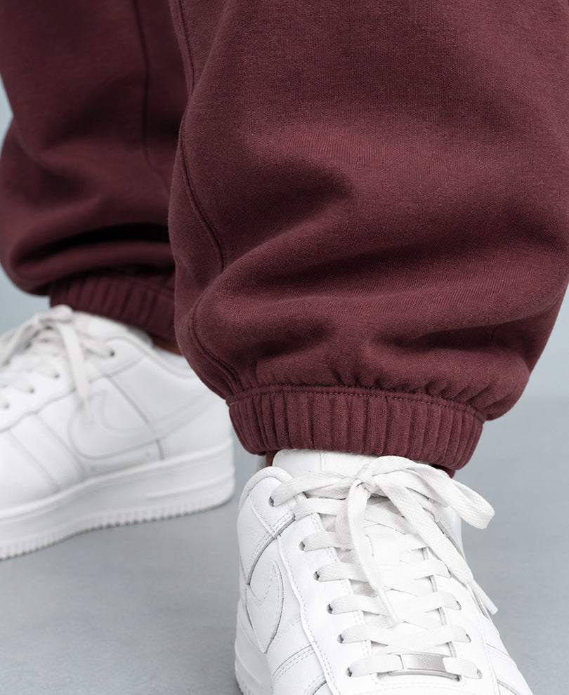 Brown Knit Joggers