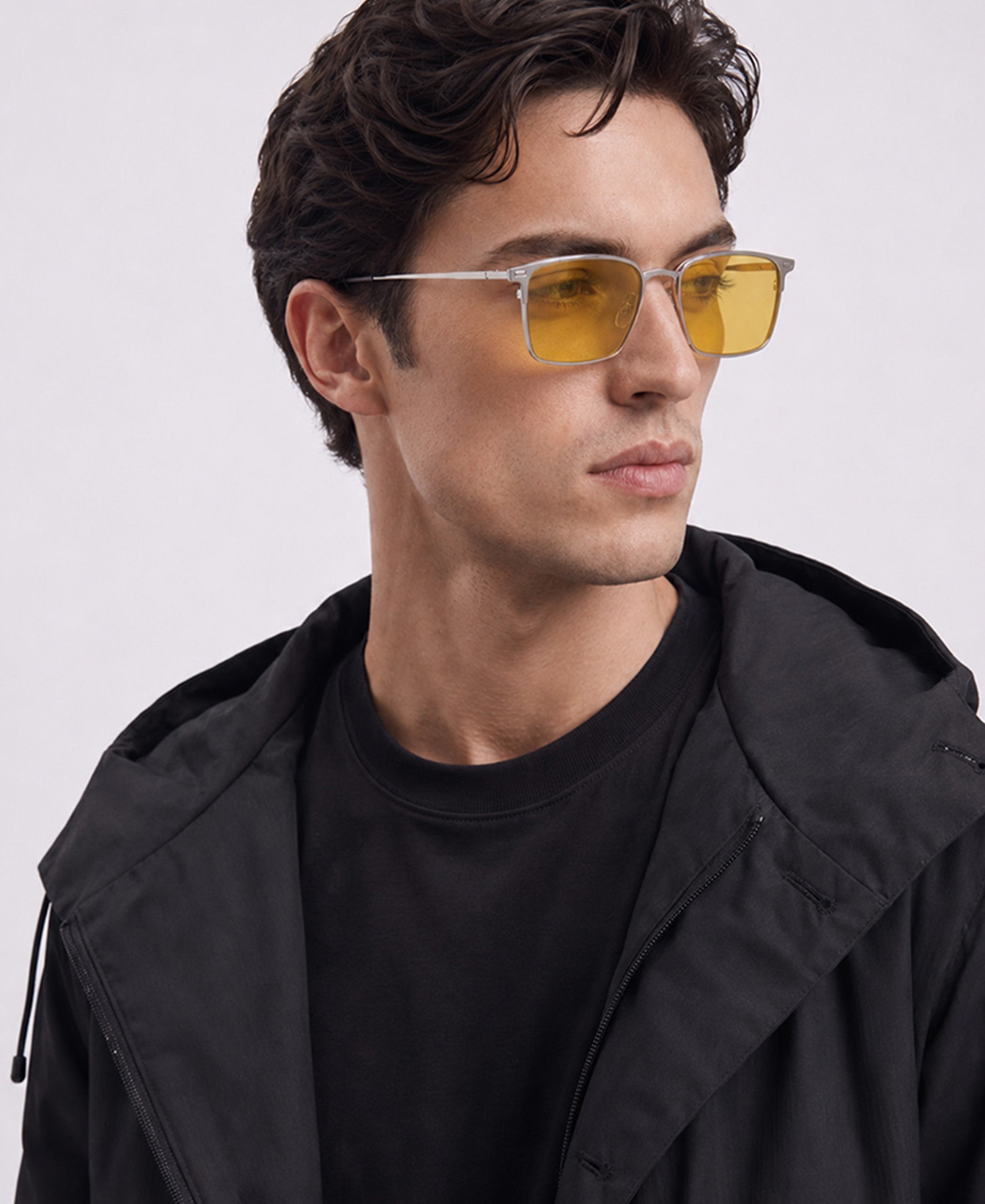 3-in-1 Magnetic Clip-On Multi Shades Polarized Rectangular Sunglasses