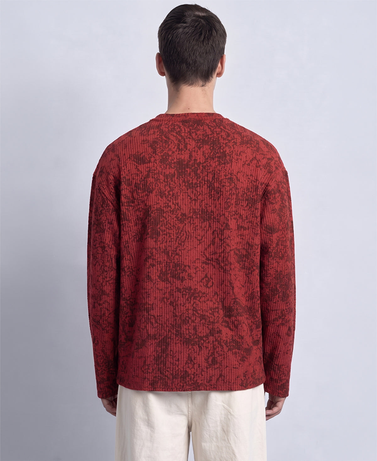 Brick Printed Structured T-Shirt