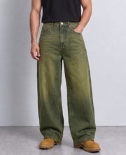 Blue Tinted Baggy Fit Jeans