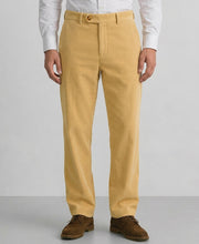 Cream Regular Fit Cotton Pants