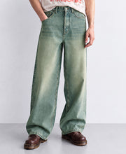 Tinted Blue Washed Baggy Jeans
