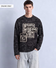 Black Gothic Printed T-Shirt
