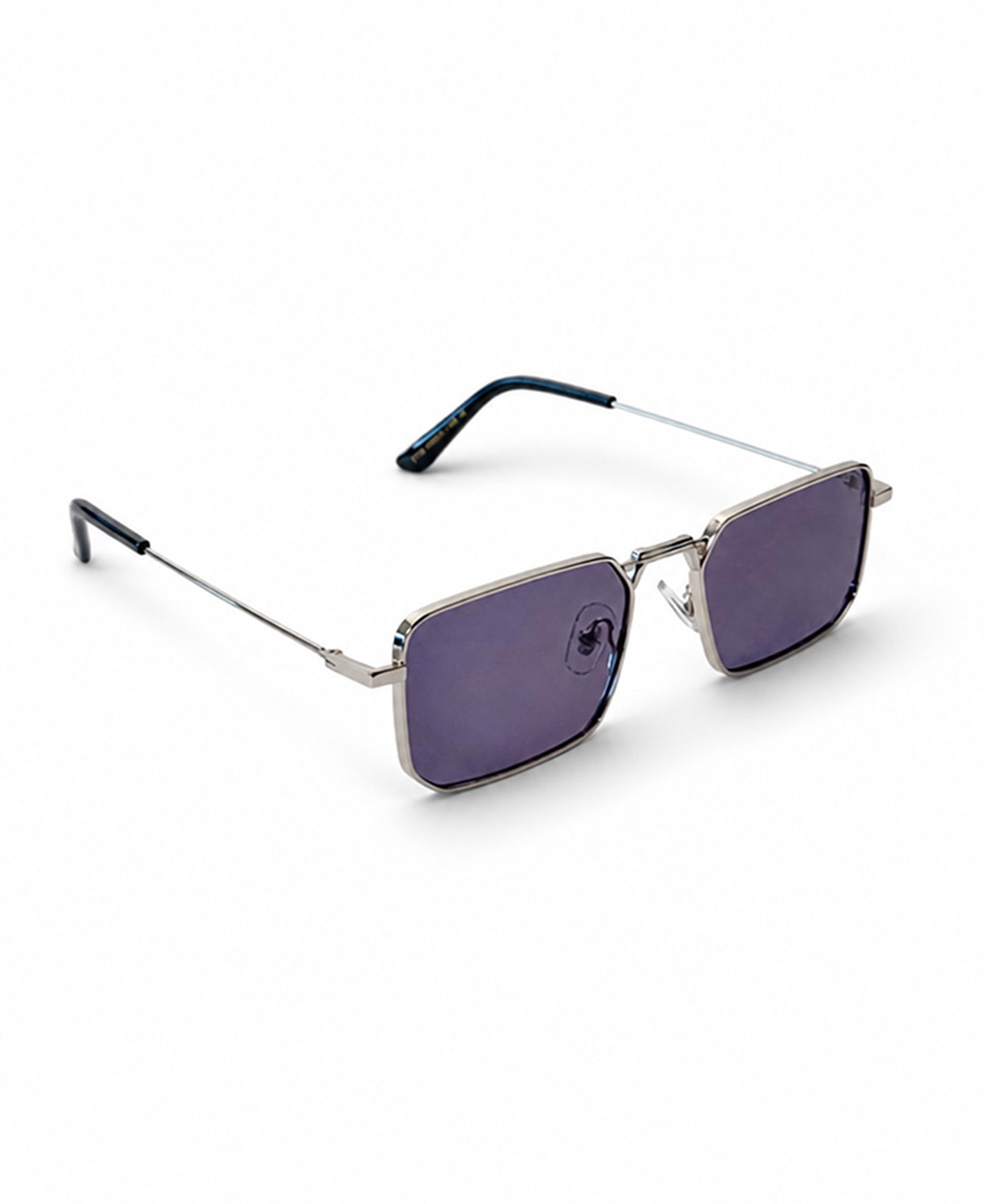 Gold Frame Rectangle Sunglasses