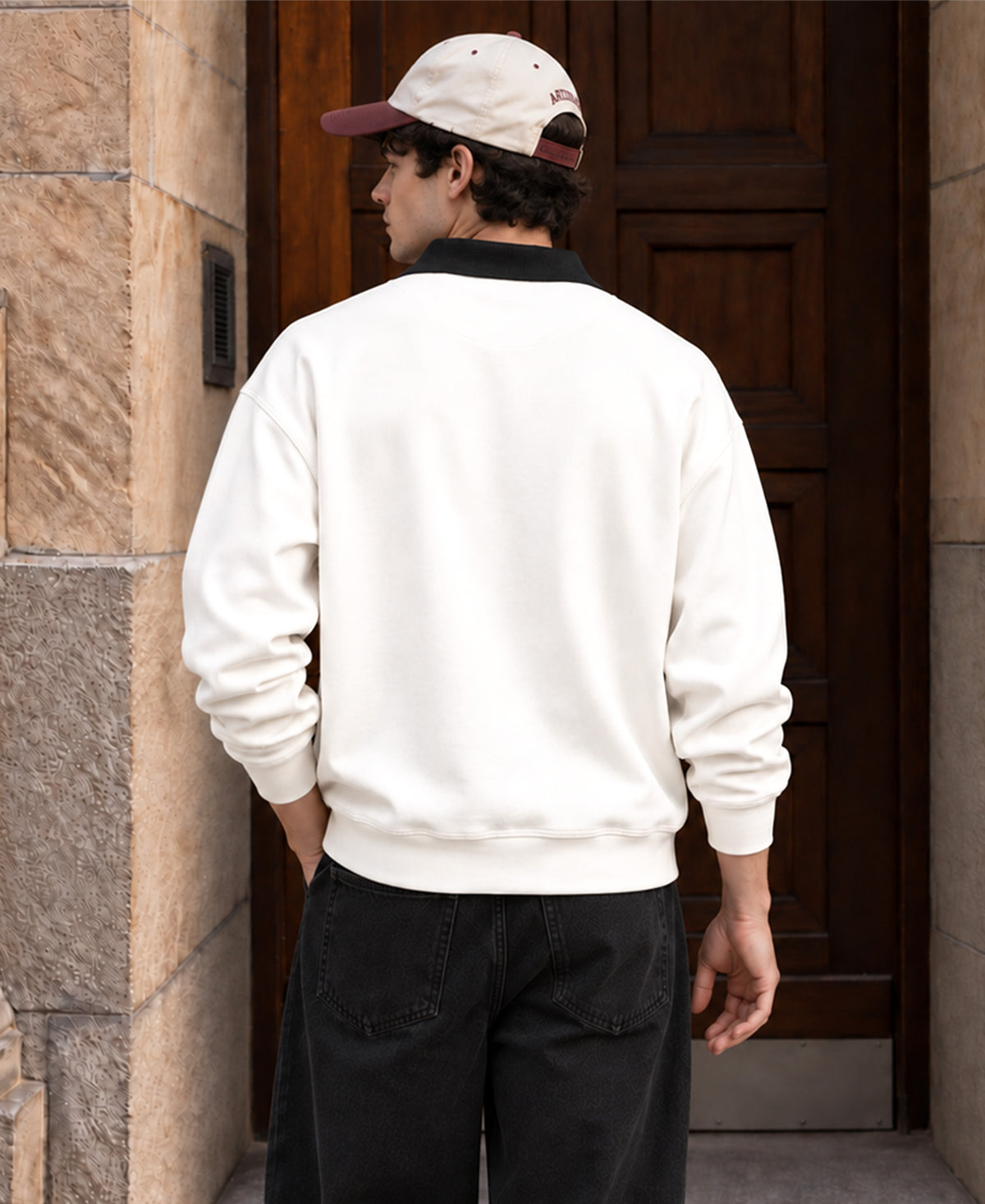 Off White Embroidered T-Shirt