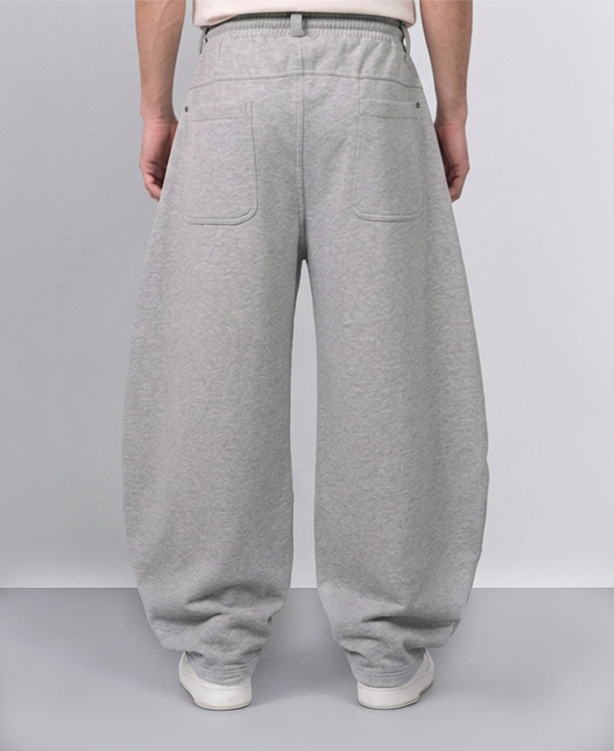 Grey Melange Carpenter Trackpants