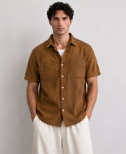 Brown Lightweight Double Pocket Wash Shirt