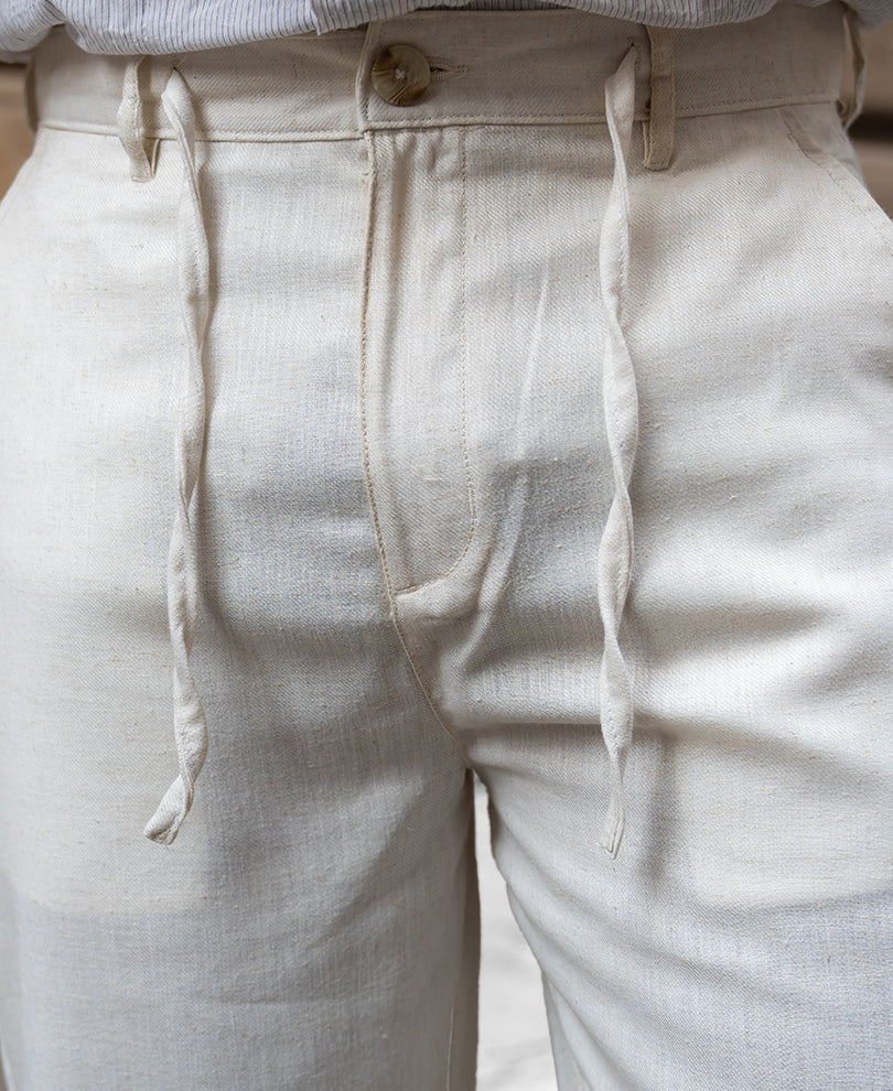 Natural Linen Trousers
