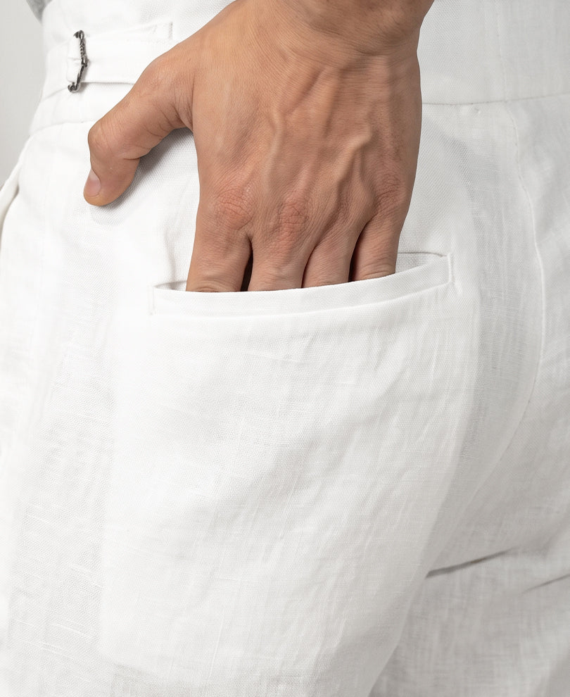 White Gurkha Trousers