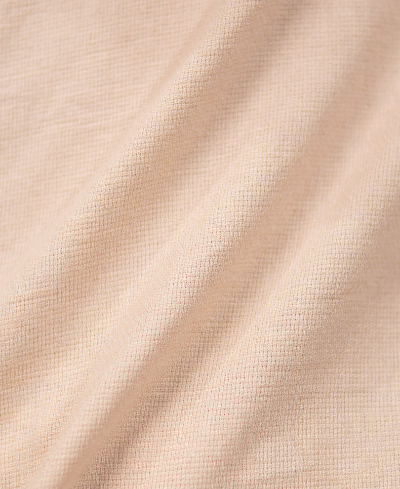 Peach Linen Blend Cord Set