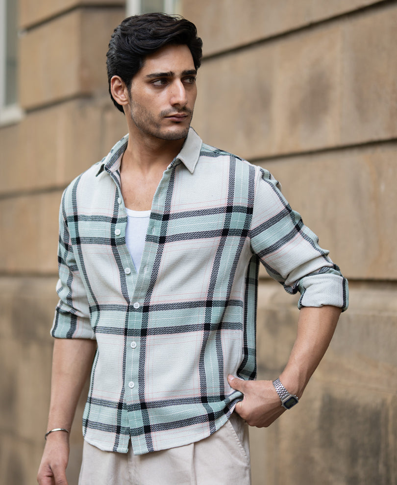 Off-White Structure Checks Shirt.