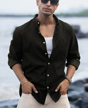 Dark Olive Corduroy Shirt 100% Cotton