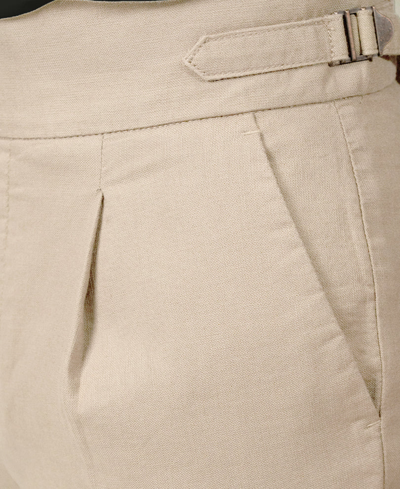 Beige Gurkha Trousers