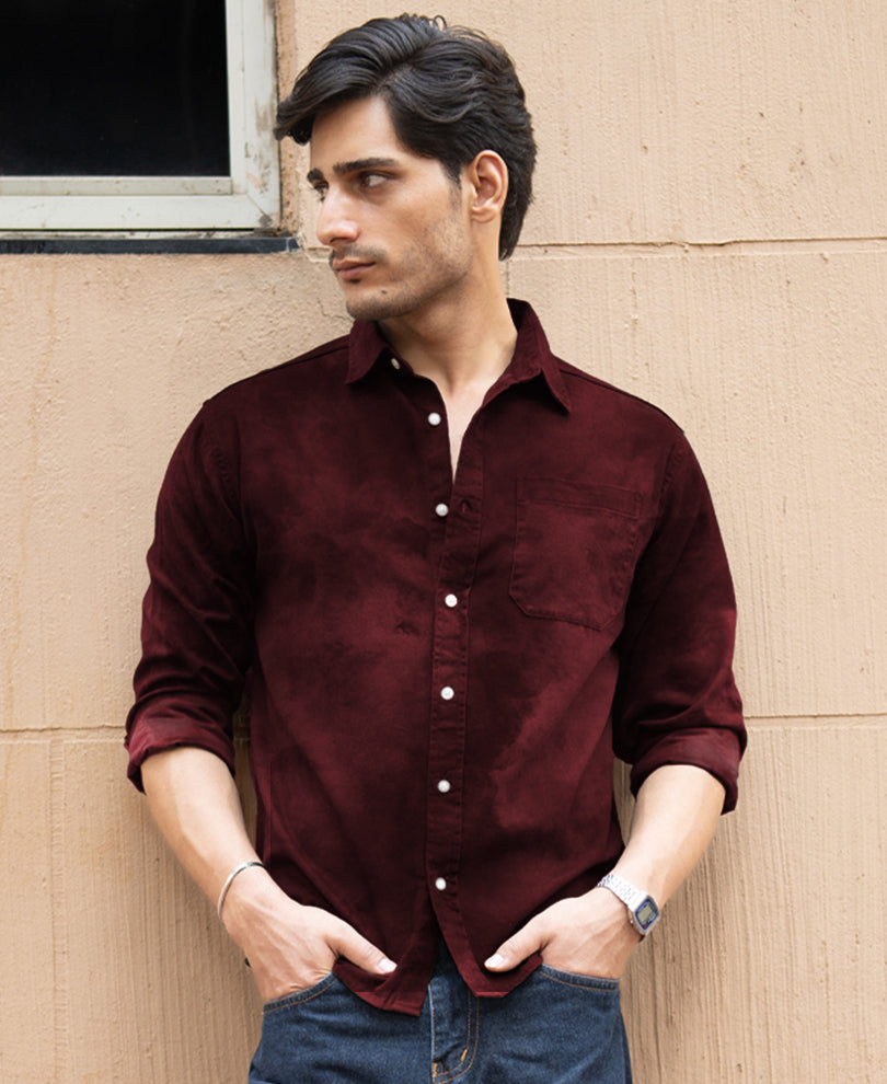 Wine Sprayed Shirt.