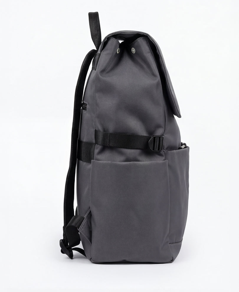 Grey Multipockets Backpack