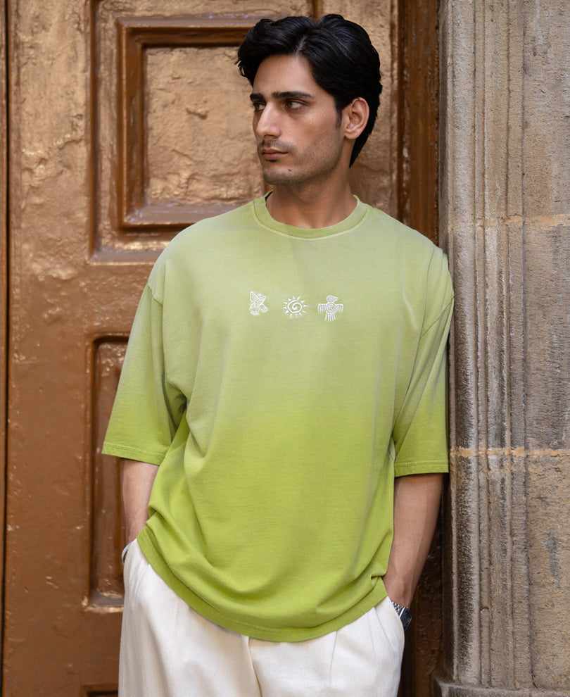 Lime Green Spray T-Shirt