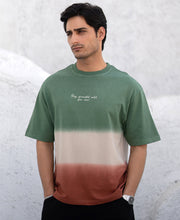 Green & Brown Ombre T-Shirt.