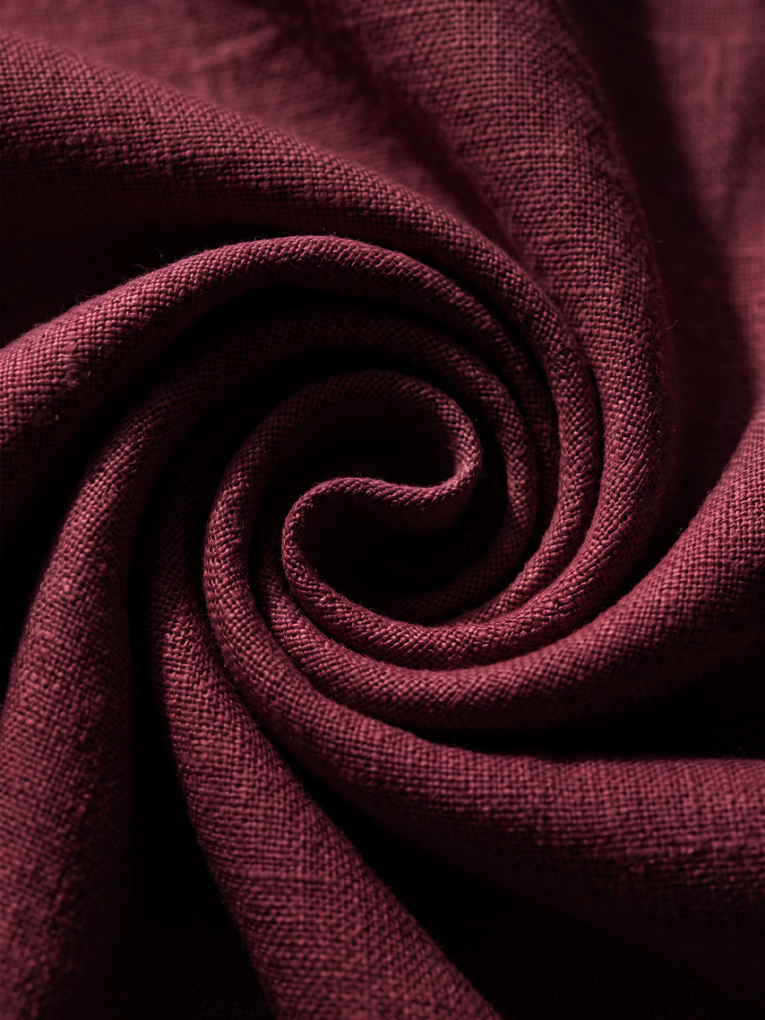 Wine 100% Linen Shirt
