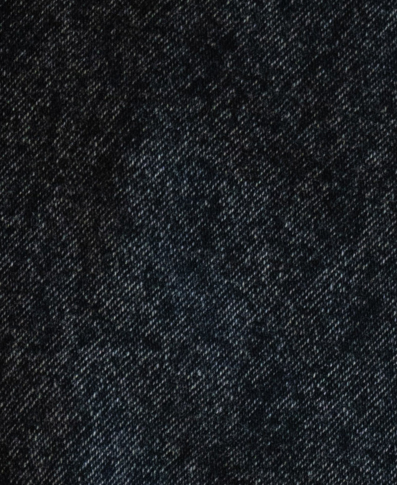 Black Denim Hooded Shirt