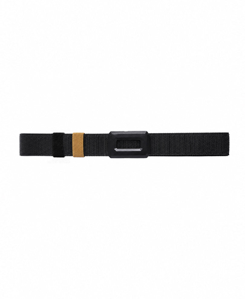 Sand & Black Reversible Webbing Belt
