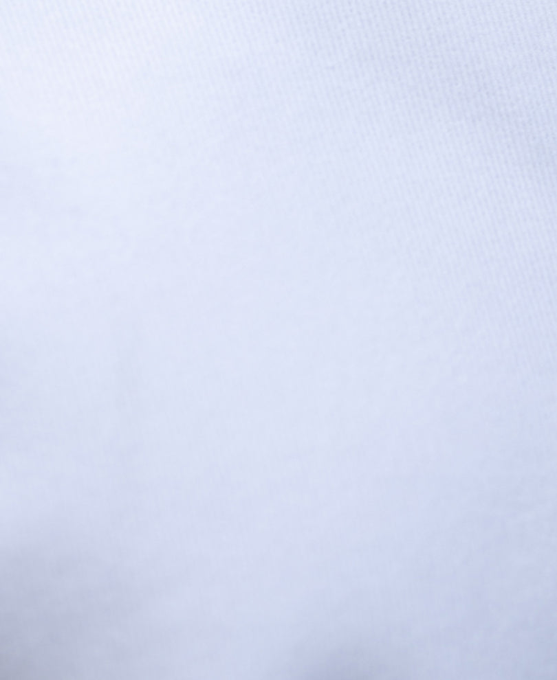 White Rib Knit Henley T-Shirt