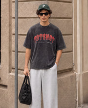 Black Washed T-Shirt 100% Cotton