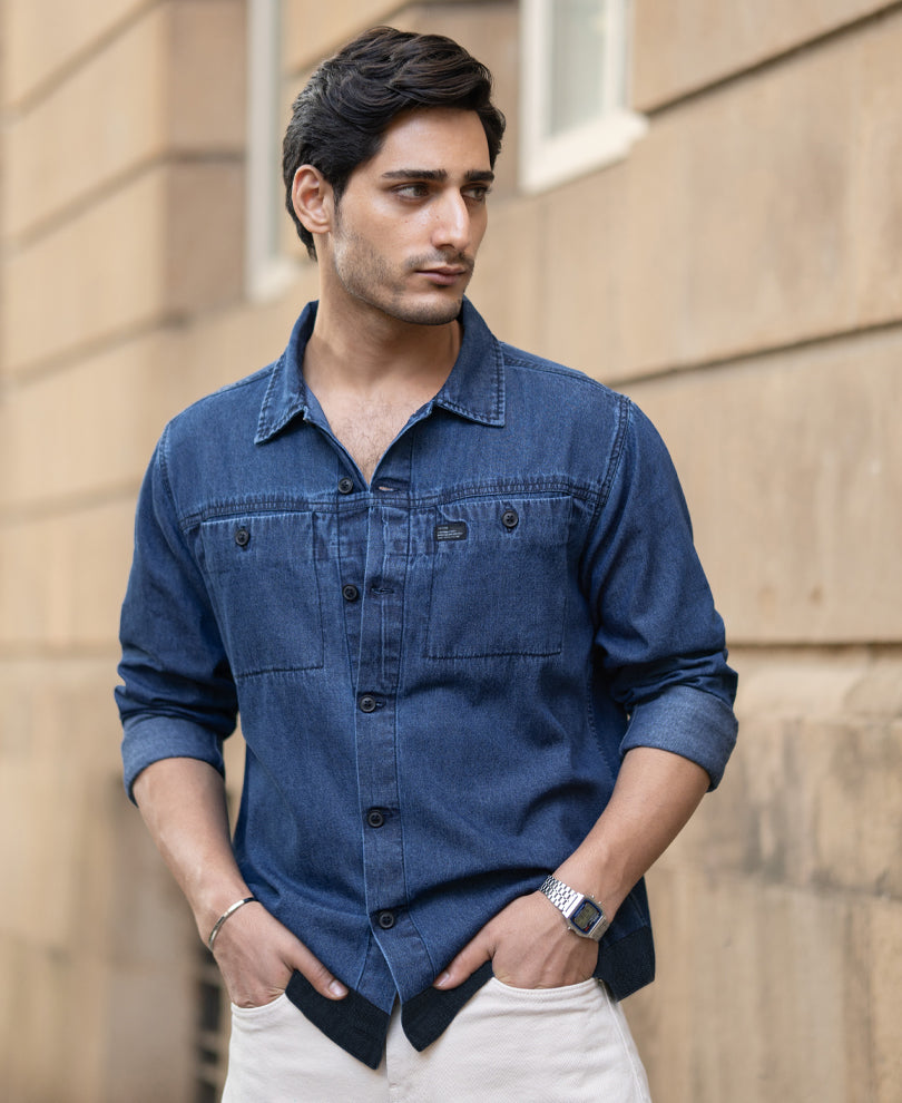 Regular Fit Full Sleeves Shirt.