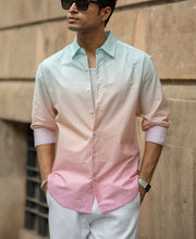 Green & Pink Ombre Shirt.