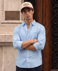 Blue Oxford Stripe Shirt