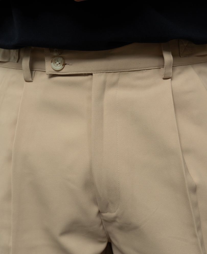 Cream Baggy Gurkha Trouser
