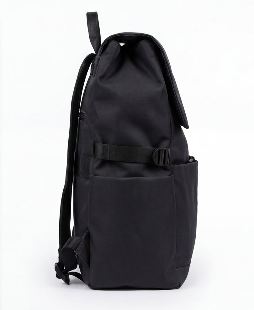 Black Multipockets Backpack