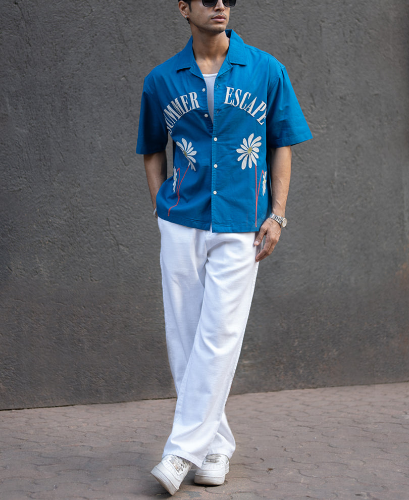 Royal Embroidered Summer Shirt.
