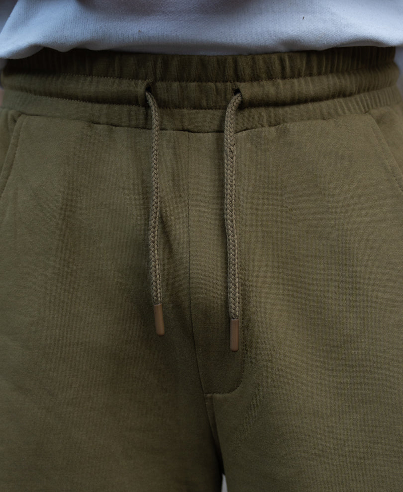 Olive Barrel Fit Trackpants