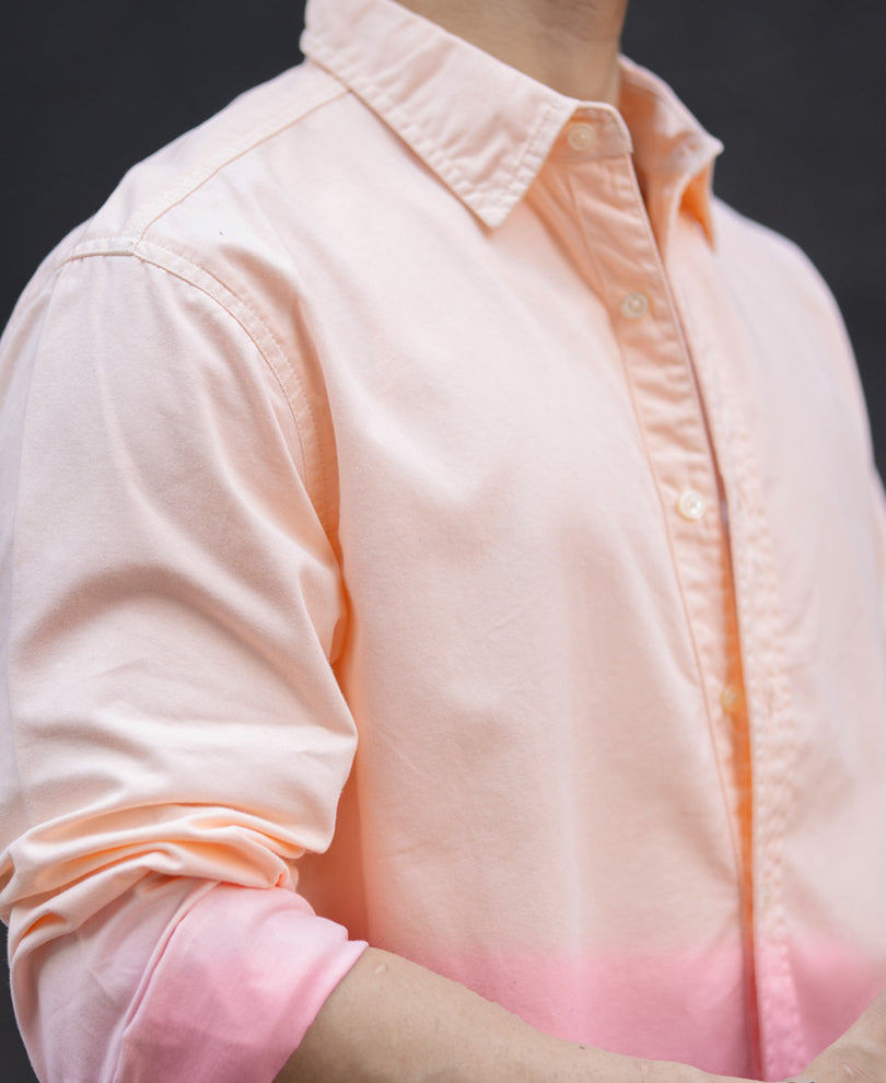 Light Peach Ombre Shirt.