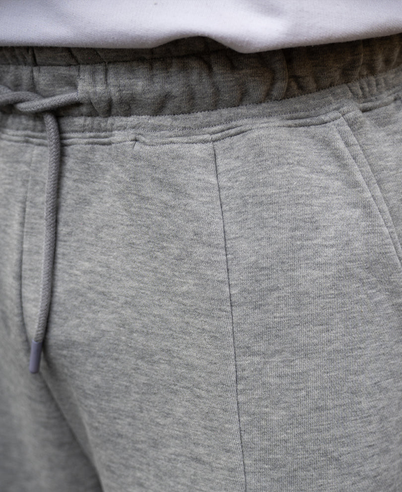Grey Melange Baggy Trackpant.