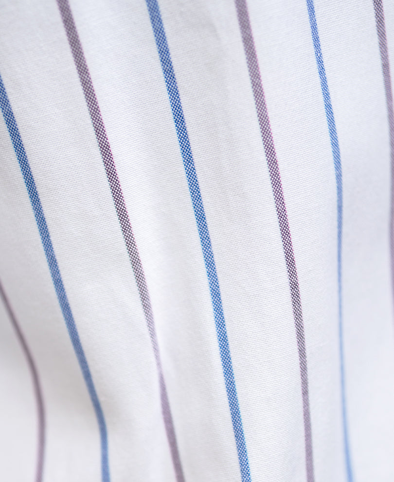 White Oxford Stripe Buttondown Shirt